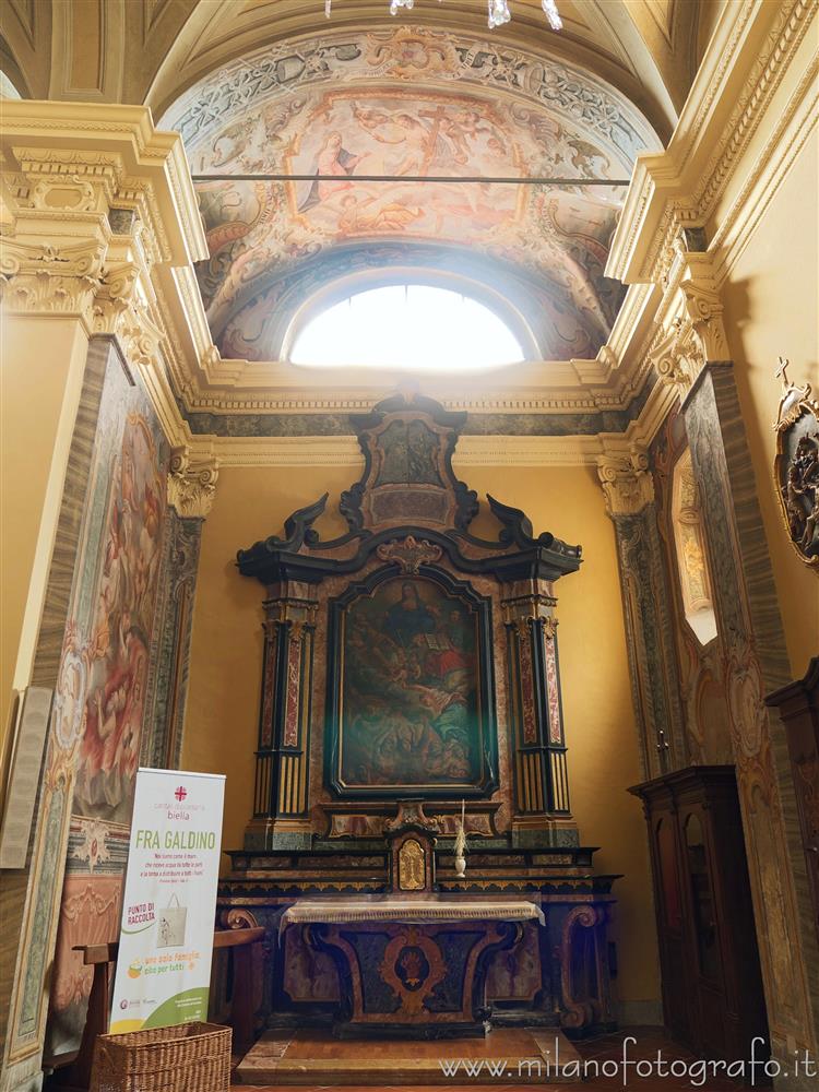 Trivero (Biella, Italy) - Chapel of the Suffrage in the matrix church